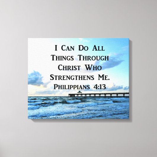 TOILE JOLIMENT PHILIPPIENS 4:13 BIBLE VERSE (Recto)