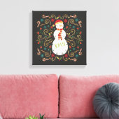 Toile Jolly Otomi Holiday Snowman (Insitu(Salon))