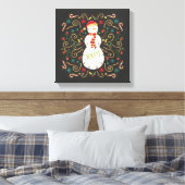 Toile Jolly Otomi Holiday Snowman (Insitu(Chambre))