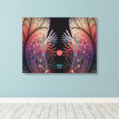 Toile Jonglage Abstrait Imaginaire moderne Fractal Tript (Insitu (Plancher de Bois))