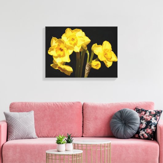 Toile Jonquil Flowers Imprimer (Insitu(Salon))