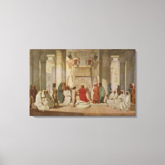 Toile Joseph Expliquer les rêves de Pharaon (Recto)