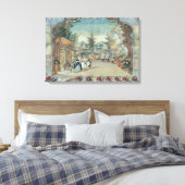 Toile Joseph Haydn lors de la première représentation de (Insitu(Chambre))