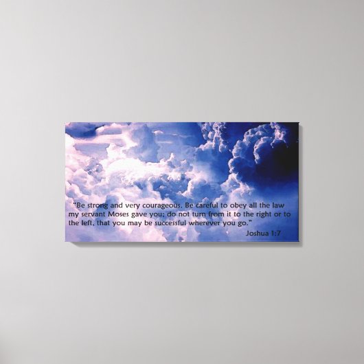 Toile Joshua 1:7 (Recto)