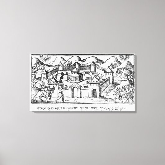 Toile Joshua aux murs de Jéricho (Recto)