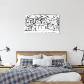 Toile Joshua aux murs de Jéricho (Insitu(Chambre))