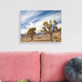 Toile Joshua Trees dans le désert (Insitu(Salon))