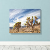 Toile Joshua Trees dans le désert (Insitu (Plancher de Bois))