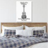 Toile Jouer à la guitare parce que adulter est difficile (Insitu(Chambre))