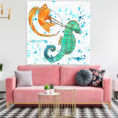 Toile Jouer au cheval (Insitu(Salon))
