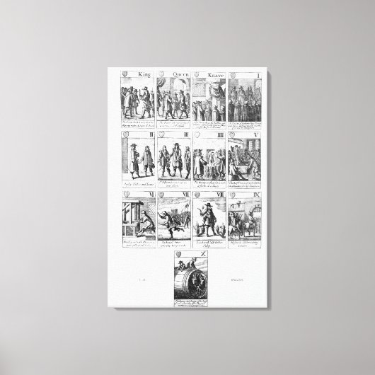 Toile Jouer aux cartes (Recto)