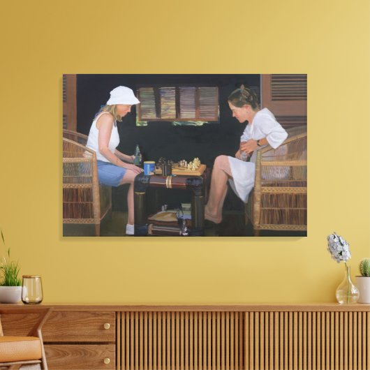 Toile Jouer aux échecs à Goldeneye (Insitu(Salon))