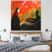 Toile Jouer aux échecs avec la mort (Insitu(Chambre))