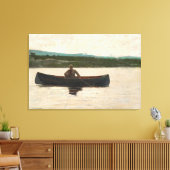 Toile Jouer un poisson (1875) par Winslow Homer (Insitu(Salon))