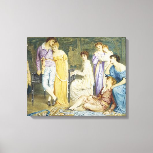Toile Jouer un précurseur par Bach (Recto)