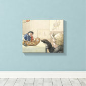 Toile Jouet amusant avec enfant (Insitu (Plancher de Bois))