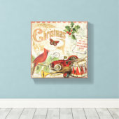 Toile Jouets de Noël Vintage (Insitu (Plancher de Bois))