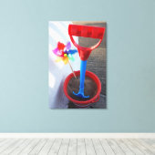 Toile Jouets de plage aux couleurs vives (Insitu (Plancher de Bois))