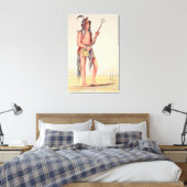 Toile Joueur de balle sioux Ah-No-Je-Nange (Insitu(Chambre))
