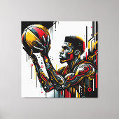 Toile Joueur de basket (Recto)