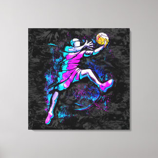 Toile Joueur de basket-ball - B-Ball Slam Dunk - Streetb