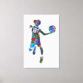 Toile Joueur de basketball (Recto)