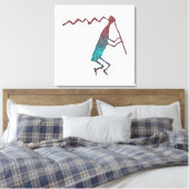 Toile Joueur de flute Petroglyph (Insitu(Chambre))