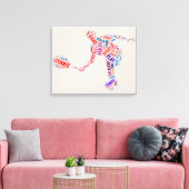 Toile Joueur de tennis (Insitu(Salon))