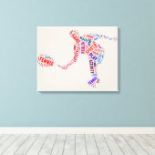 Toile Joueur de tennis (Insitu (Plancher de Bois))