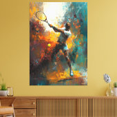 Toile Joueur de tennis Abstrait Art (Insitu(Salon))