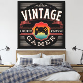 TOILE JOUEUR RÉTRO ÉDITION LIMITÉE (Insitu(Chambre))