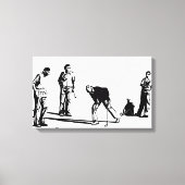 Toile Joueurs de golf (Recto)