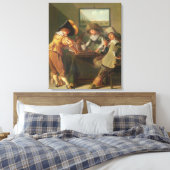 Toile Joueurs de jacquet, 17ème siècle (Insitu(Chambre))