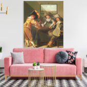 Toile Joueurs de jacquet, 17ème siècle (Insitu(Salon))