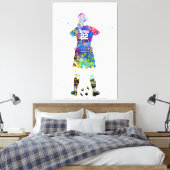 Toile Joueuse de football (Insitu(Chambre))