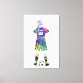 Toile Joueuse de football (Recto)