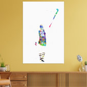 Toile Joueuse de hockey sur gazon (Insitu(Salon))