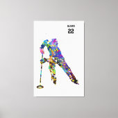 Toile Joueuse de ringette (Recto)