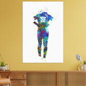 Toile Joueuse de softball féminine (Insitu(Salon))