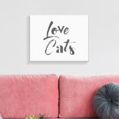 Toile Joueuse, joyeuse, moderne, design mignon de Love C (Insitu(Salon))