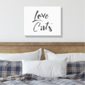 Toile Joueuse, joyeuse, moderne, design mignon de Love C (Insitu(Chambre))