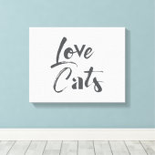 Toile Joueuse, joyeuse, moderne, design mignon de Love C (Insitu (Plancher de Bois))