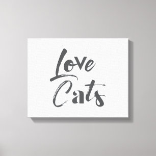 Toile Joueuse, joyeuse, moderne, design mignon de Love C