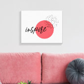 Toile Joueuse, mignonne, moderne, design simple d'Inspir (Insitu(Salon))