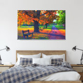 Toile Jour D'Automne Dans Le Parc Wall Art (Insitu(Chambre))