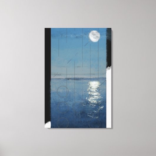 Toile Jour de la Genèse 2 : Waters 2014 peinture numériq (Recto)