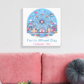 Toile Jour de la grande roue le 14 février (Insitu(Salon))