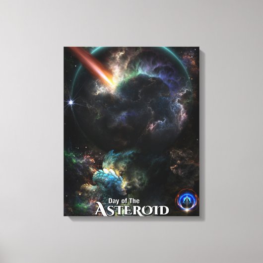 Toile Jour De L'Art Fractal SciFi Astéroïde (Recto)