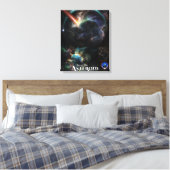 Toile Jour De L'Art Fractal SciFi Astéroïde (Insitu(Chambre))