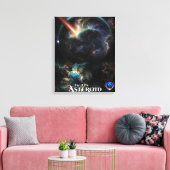 Toile Jour De L'Art Fractal SciFi Astéroïde (Insitu(Salon))